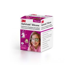 Opticlude Silicone Eye Patches Design Girl Pans Patch Boite Midi 50