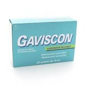 Gaviscon (Alginate De Sodium Bicarbonate De Sodium) Suspension Buvable 10 Ml En Sachet-Dose B/24