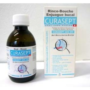 Curasept Ads 205/0,05% Chx & 0,05% Fluorid Bain De Bouche Liquide Flacon 200 Ml 1