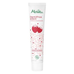 Melvita Dentifrice enfant, arôme fraise BIO - tube 75 ml