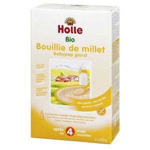 Holle Bouillie de Millet sans gluten et sans lait - après 4 mois - 250 g
