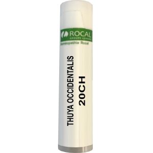 Thuya occidentalis 20ch dose 1g rocal