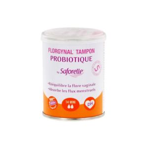 Saforelle Florgynal Tampon Probiotique 14 Mini