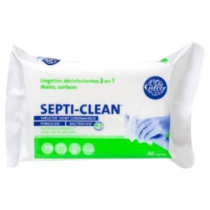 SEPTI-CLEAN LINGETT DESINF X30
