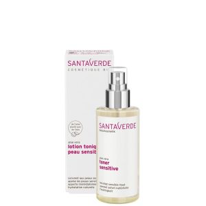 Santaverde Lotion tonique peau sensible BIO - flacon verre spray 100 ml