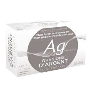 Granions D'Argent 0,64 Mg/2 Ml Solution Buvable En Ampoule B/30