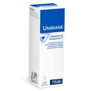 PILEJE Unibiane Vitamine K2 Ménaquinone-7 Flacon de 20 ml - 450 gouttes