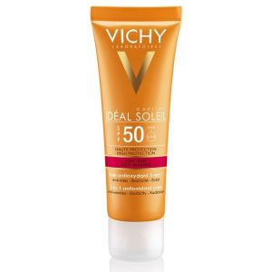 Vichy Ideal Soleil A/Age Ip50 Soin Antioxydant 3 En 1 Fluide Tube 50 Ml 1