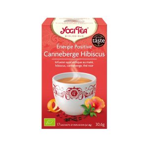Yogi Tea - Energie positive canneberge hibiscus BIO - 17 infusettes