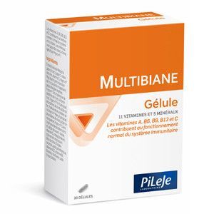 PILEJE Multibiane - 30 gélules 30 gélules