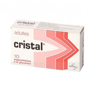 CRISTAL ADULTES suppositoire B/10