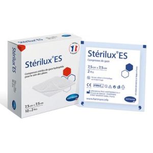 Sterilux Es Sterile 10*10Cm (Bte De 25 Pocht De 2 Cpress) Cpress Sach