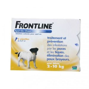 Frontline Spot-On Chien S (Pipette A Embout Secable) 0,67 Ml 6