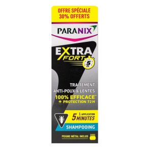 Paranix Extra Fort 5 Minutes + 30% Shampoing Flacon 300 Ml Promo 1