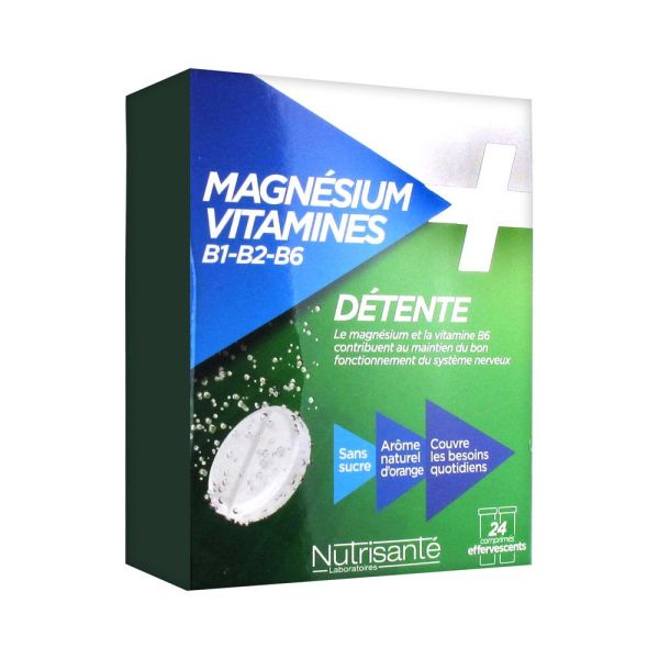 Nutrisante Magnesium + Vitamine B1 B2 B6 Comprime 24