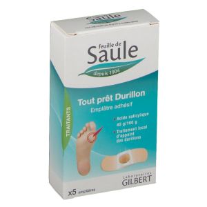 Feuille De Saule Tout Pret Durillon 40G/100G Emplatre Adhesif B/5