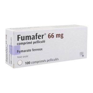 FUMAFER Comprimé pelliculé 66 mg, boîte 100