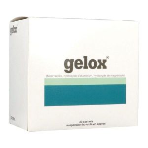 GELOX Suspension buvable en sachet, boîte 30 sachets