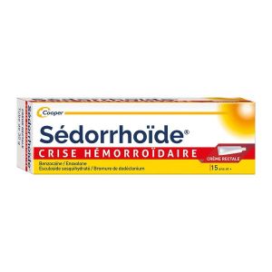 SEDORRHOIDE CRISE HEMORROIDAIRE CREME RECTALE 1 tube(s) aluminium verni de 30 g