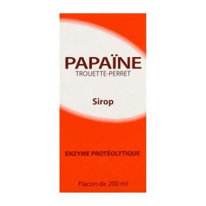 Papaine Trouette Perret Sirop Liquide Flacon 200 Ml 1
