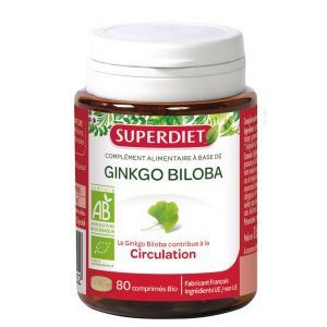 Superdiet Ginkgo Biloba BIO - 80 comprimés