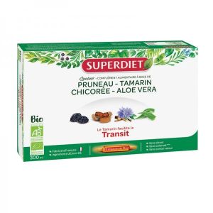 Super Diet - Quatuor Tamarin transit BIO - 20 ampoules de 15 ml