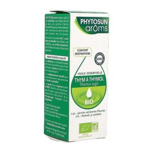 PHYTOSUN AROMS THYM A THYMOL HUILE ESSENTIELLE BIO Complément alimentaire d'huile essentielle de thym à thymol, fl 10 ml