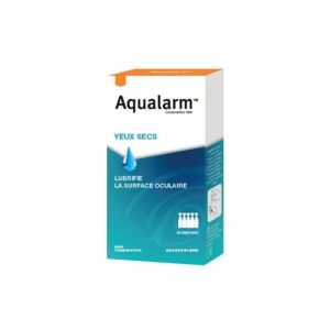 Aqualarm 0,2% Solution Lubrifiante De Surface Oculaire Collyre Unidose 20