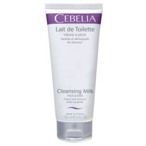 CEBELIA LAIT DE TOILETTE VISAGE & YEUX Lait de toilette nettoyant et démaquillant, tube 150 ml