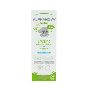 Alphanova Eryzinc crème pour le change naturelle amande douce - tube 75 g