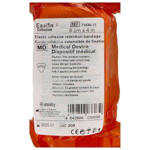 EASIFIX COHESIVE Bande cohésive extensible, 4 m x 8 cm (ref. 5871), unité