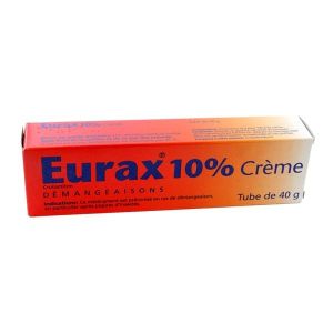 EURAX 10 POUR CENT CREME 1 tube(s) aluminium verni de 40 g