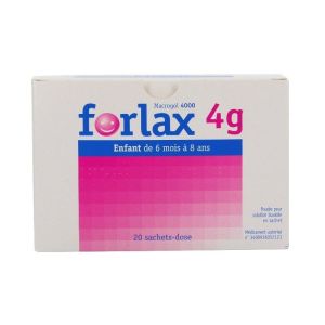 Forlax 4 G (Macrogol 4000) Poudre Pour Solution Buvable En Sachet-Dose B/20