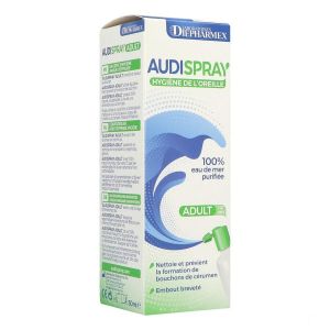 Audispray Adulte Solution Eau De Mer Pour Hygiene Auriculaire Sol Spray Pomp Dos 50 Ml 1