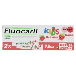 FLUOCARIL DENT KIDS 0/6AN GEL FRAIS2X50ML