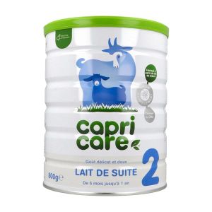 CAPRICARE 2 Lait de suite pour nourrisson 2ème âge issu du lait de chèvre, bt 800 g