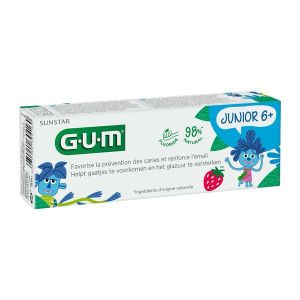Gum junior dentifrice 7-12ans 50ml