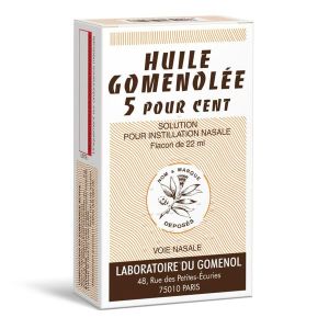 HUILE GOMENOLEE SOLUTION NASALE 5 % FLACON DE 22 ML