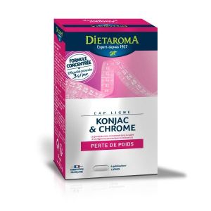 Dietaroma Capligne konjac & chrome - 40 gélules