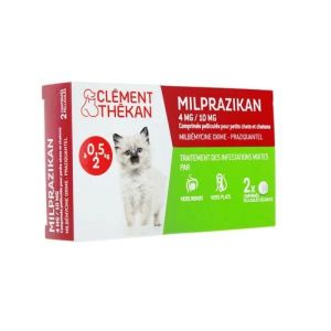 Milprazikan 4Mg/10Mg Comprimes Pellicules Pour Petits Chats Et Chatons Plaq Th-Form 2