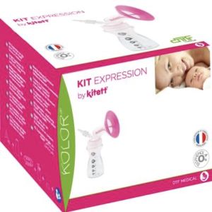 KITETT KOLOR KIT EXPRESSION Kit expression simple pour tire-lait Kitett avec nouveau pas de vis, téterelle 26 mm - 90 mm, large (ref. K26EL), unité