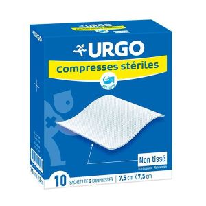Urgo Compresse Non Tissee Sterile 7,5*7,5Cm 20