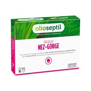 Olioseptil Olioseptil : Nez-Gorge - 15 gélules