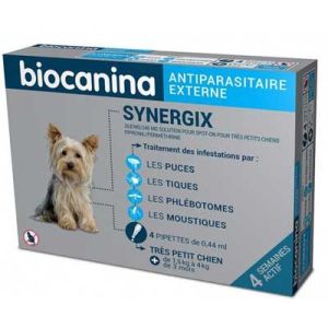 Synergix 26,8Mg/240Mg Solution Pour Spot-On Pour Tres Petits Chiens Pipette 0,44 Ml 4
