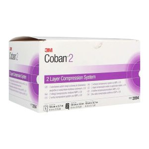 COBAN 2 Bande de compression multicouche, sans latex, boîte 2