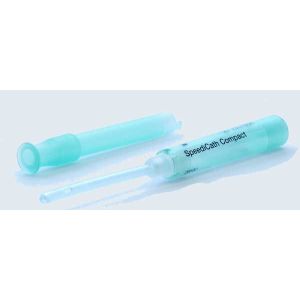 Speedicath® Compact femme - Boîte de 30 sondes compactes autolubrifiées prêtes à l'emploi - stériles - CH 10 Référence: 285800