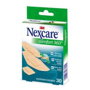 Nexcare™ Comfort Pansements protection 360° boite de 30