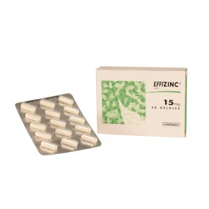 EFFIZINC 15 mg (gluconate de zinc) gélules B/30