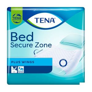 TENA BED PLUS WING Alèse absorbante, intraversable et bordable, à usage unique, sac 20