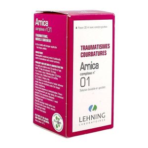 Arnica Complexe N 1 Solution Buvable En Gouttes 1 Flacon(S) Compte-Gouttes En Verre Jaune(Brun) De 30 Ml